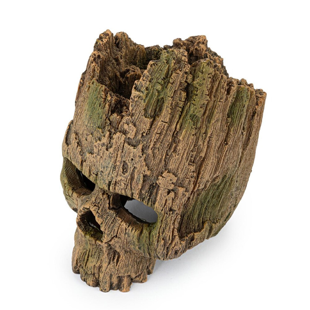 Czaszka Ozdoba do Terrarium Akwarium Imitacja Drewna Happet R195